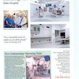 Duke Endourology Operating Suite
Durham, NC
